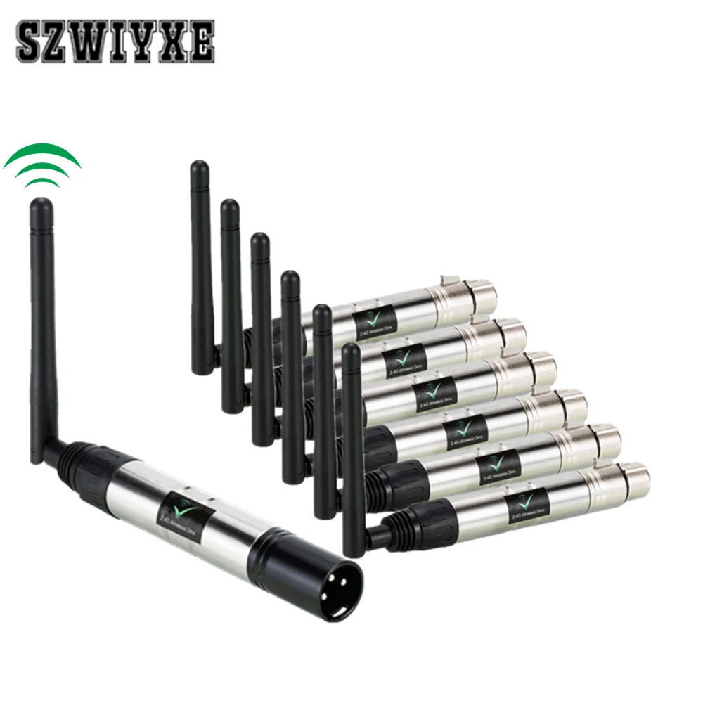 DMX беспроводной приемник передатчик управления светом Dfi DJ для беспроводного приемника DMX512 свет этапа ну вечеринку свет DMX 2.4G передатчик