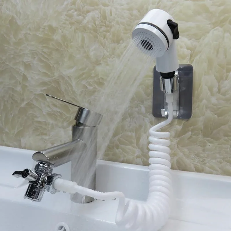 水噴霧器付きシャワーヘッド,2つの機能を備えたバスルームアクセサリー