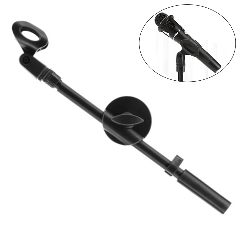 Rotation Microphone Crossbar Stand Tripod Pole with /8 Screw Holde Microphone Bracket Accessorries for Photograph Live telecast