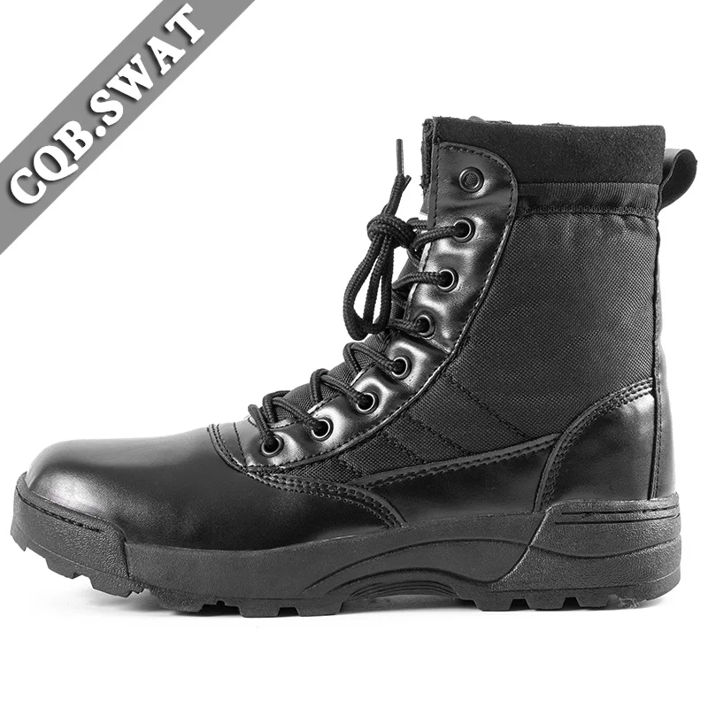 Autumn high top breathable Combat Boots Men's tactical desert land as training wear resistant mountaineering boots