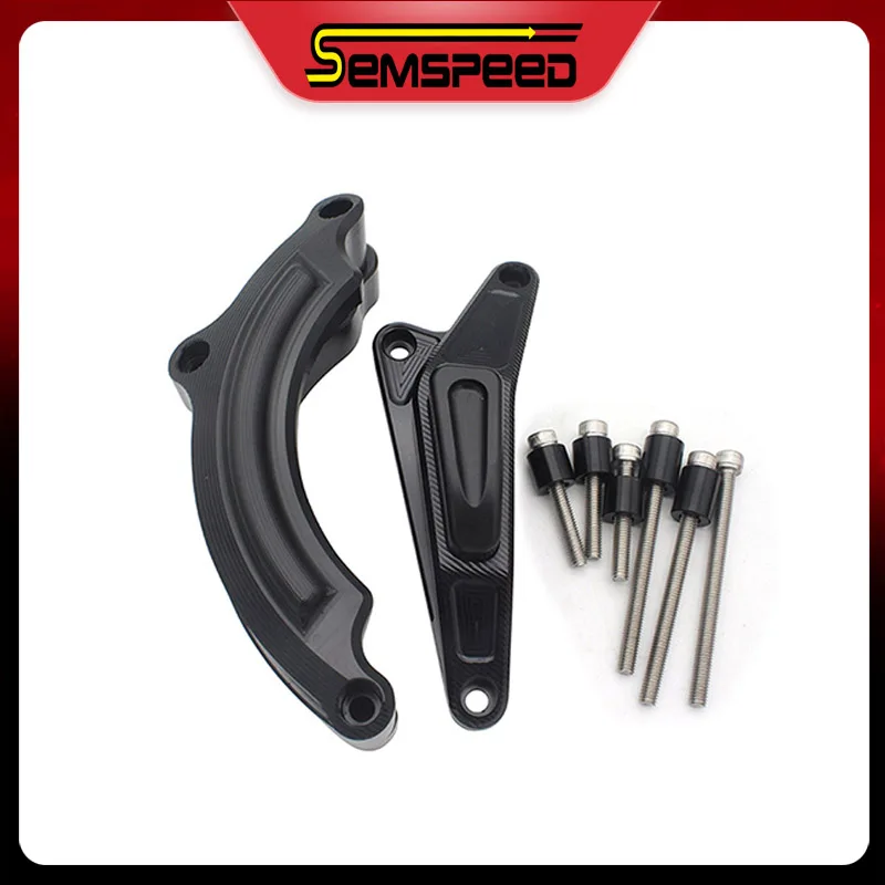 

For YAMAHA MT-09 FZ-09 2014-2020 TRACER 900 XSR900 FJ-09 SEMSPEED CNC Motorcycle Engine Cover Guard Frame Slider Crash Pads