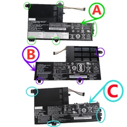 Batería L14C2P21 L14L2P21 L14M2P21 para Lenovo IdeaPad Flex3 300S 310S 330S 14ISK 14IKB 15ISK 15IKB Yoga 500 510S 520S 81F5