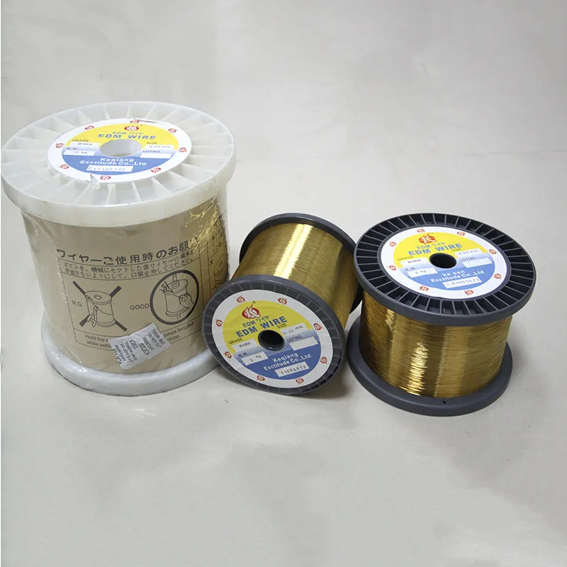0.20/0.25mm EDM Brass Wire for EDM Wire Cutting Machines The price of one kilogram