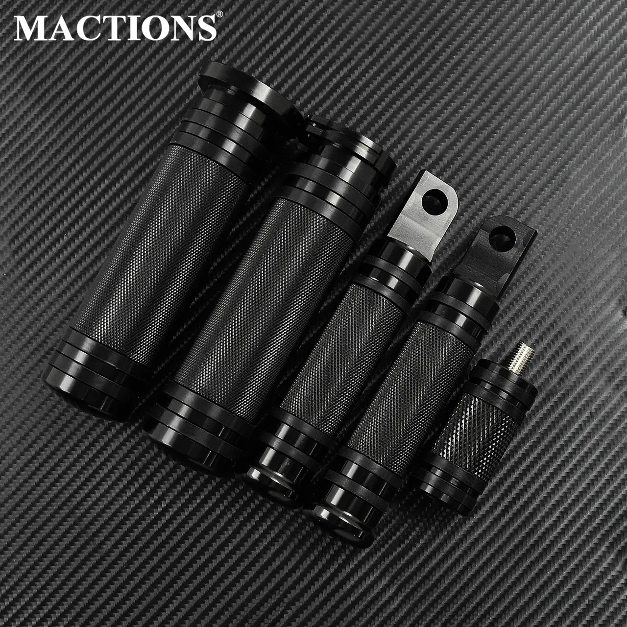 Motorcycle 1.25\'\' Grips Footrest Foot Pegs Pedal Shift Nails Peg Kits For Harley Touring Sportster 883 XL Dyna Softail Custom