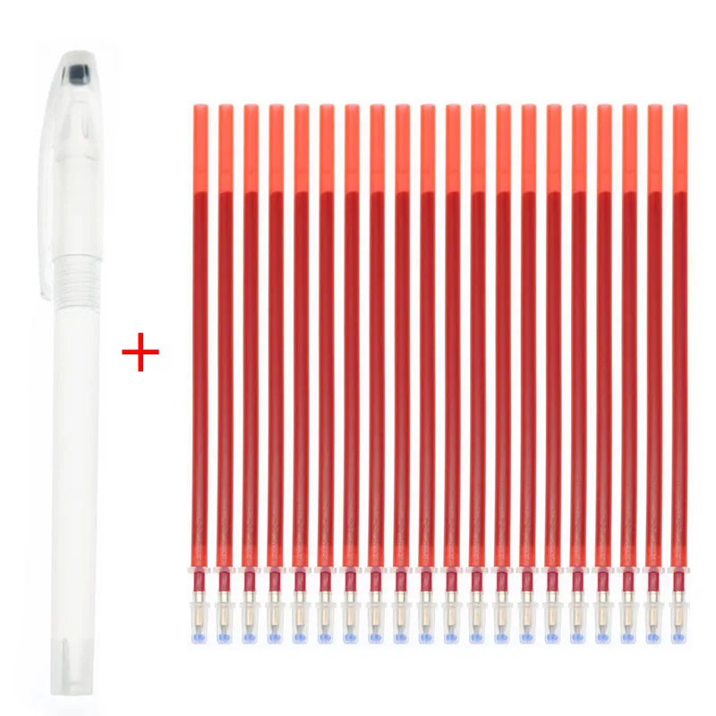 20pc/pack of Cross Stitch Water-soluble Refill Mark Disappears In Water Thick Head Mark Special Frame Point Refill Consumables