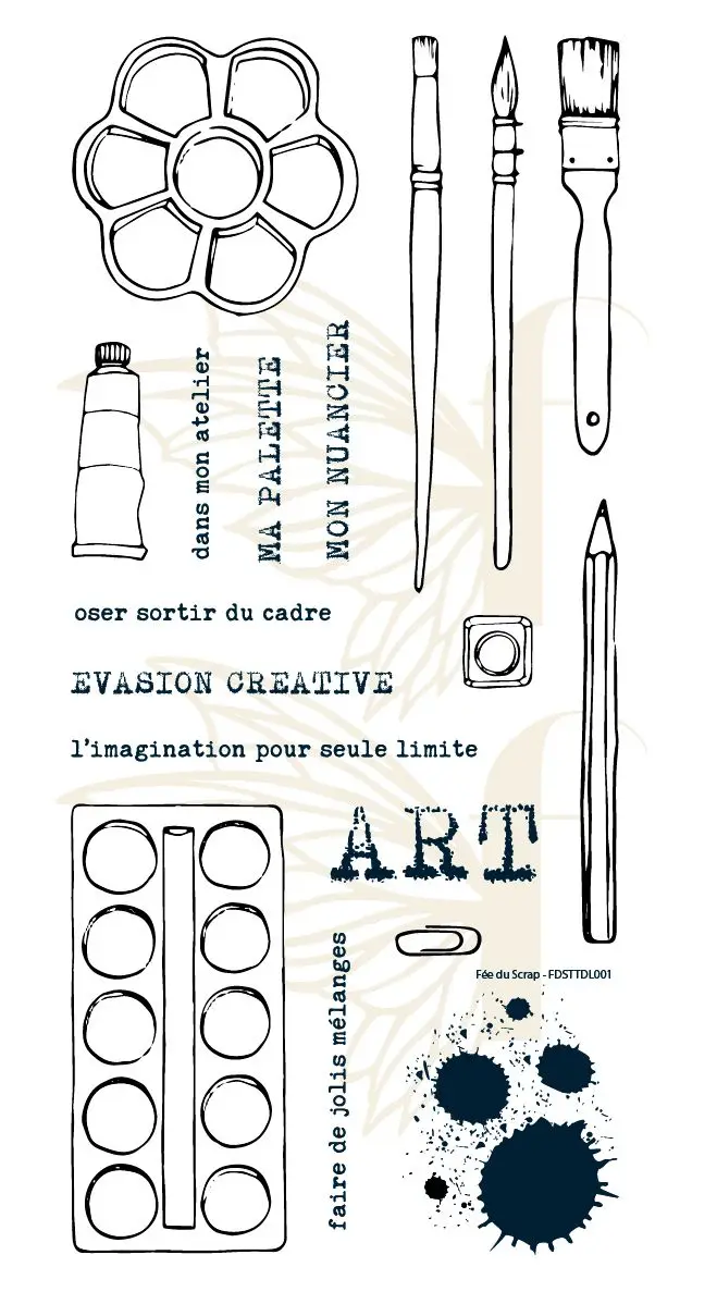 French Clear Stamp for Scrapbooking Transparent Silicone Rubber DIY Photo Album Decor  0567