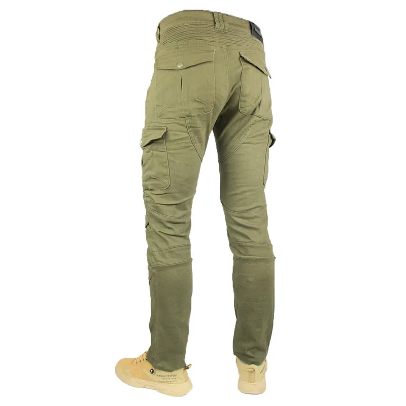 MOTORPOOL UBS06 Jeans Leisure Motorcycle Men\'s off-road Outdoor Jean/cycling Pants With Protect Equipment Knee Pads Summer Ride
