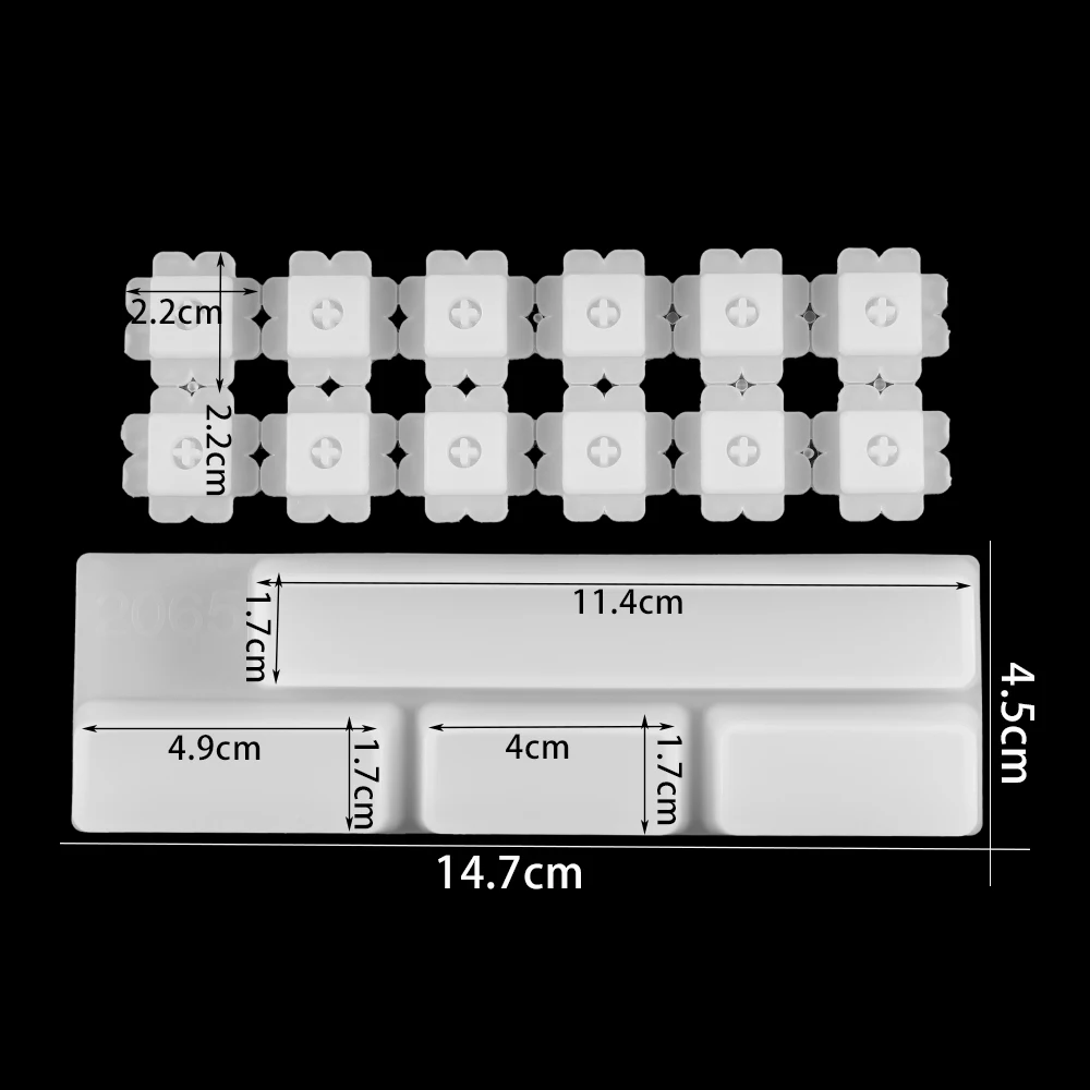 1 stücke Gaming Mechanische Tastatur Schlüssel Kappe Silikon Formen Kristall Epoxy Harz Casting Form Für DIY Handgemachte Handwerk Machen Werkzeuge