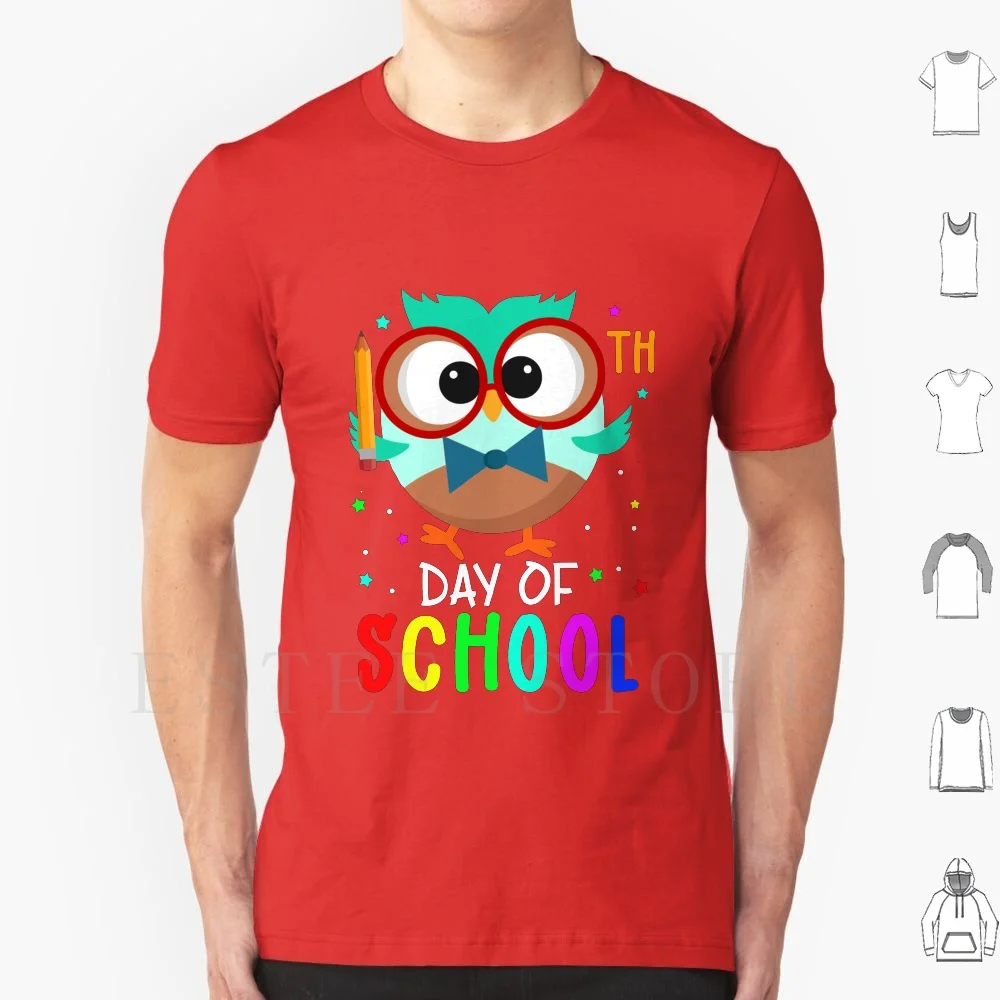 Owl 100th Day Of School T Shirt Print Cotton Back To School Back To School 5th Grade Back To School List Back To School