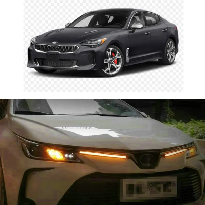 

LED Daytime Running Light DRL Turn Signal Lamp For Kia sephia spectra stinger telluride