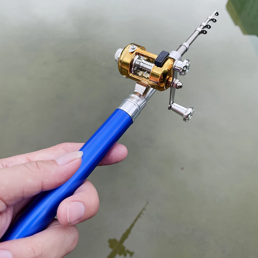 Fishing Rod Pen Type Fishing Rod Portable Fishing Two-piece Suit Outdoor Travel Fishing Rod Equipment Gift Collector