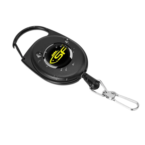 Imagen 2 del producto SF pesca con mosca Zinger Retractor pescadores herramienta engranaje Combo cable de acero inoxidable