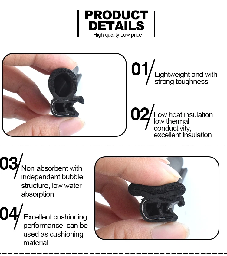 

Уплотнительная лента для автомобильного стайлинга автомобильной двери Звукоизоляционная уплотнительная лента для автомобильной двери Epdm резиновые края украшение подходит для YEMA
