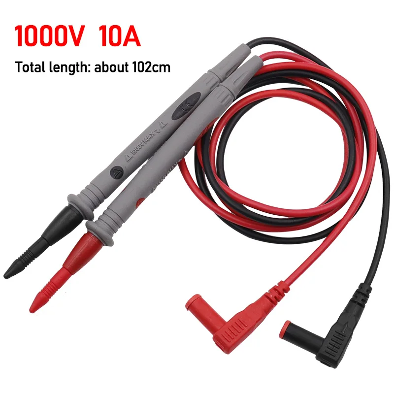 10A 20A 1000V Digital multimeter probe wire needle tip universal test lead for LED tester multimeter accessories