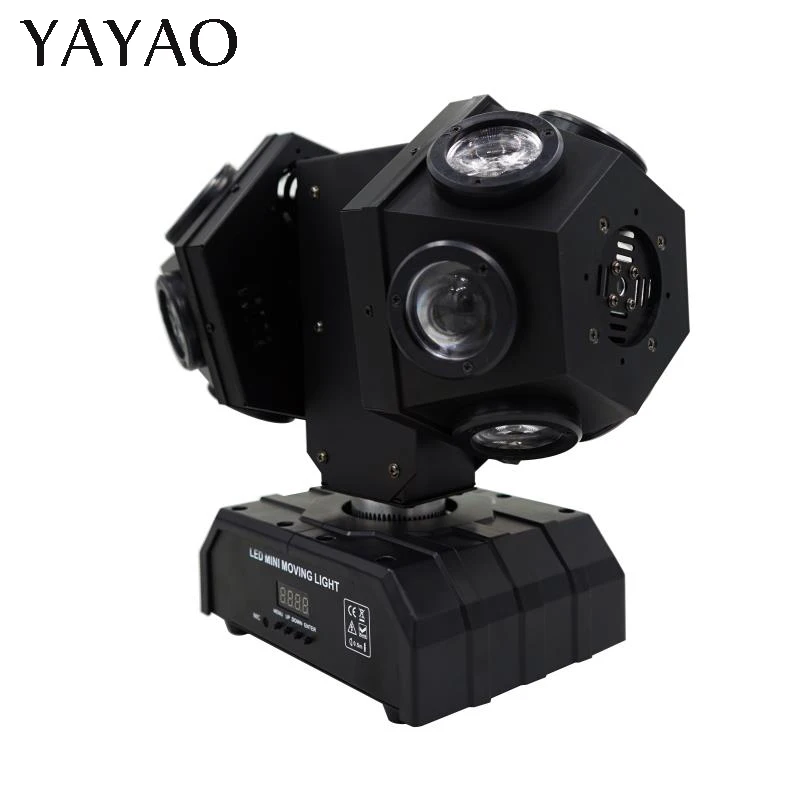 Imagem -03 - Led Moving Head Beam Light Tingido Full Color dj Bar Ktv Festa Novo