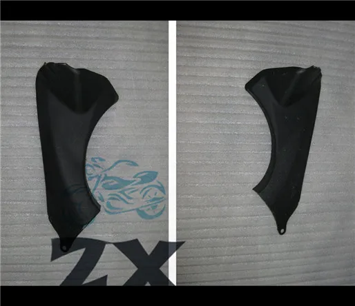 a pair unpainted Motorcycle fairing Air Duct Tube Cover  For kawaski ZX-6R 2007 2008  636 07 08  Dush trim  ram air cover ZXMT