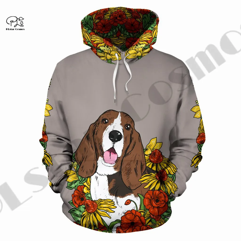 

PLstar Cosmos 3Dprinted Newest Hound Dog Pet Art Harajuku Pullover Streetwear Unique Unisex Man/Woman Casual Hoodies/Zip A-2