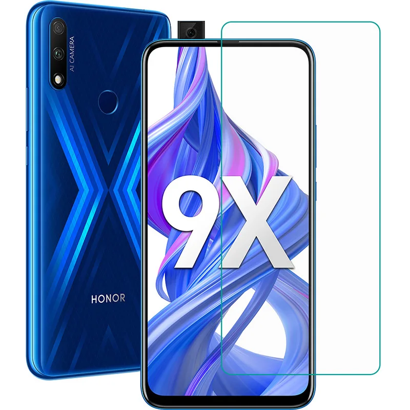 2PCS For Huawei Honor 9X  Tempered Glass Protective FOR Honor 9X Pro STK-LX1 Screen Protector Glass Film phone Cover