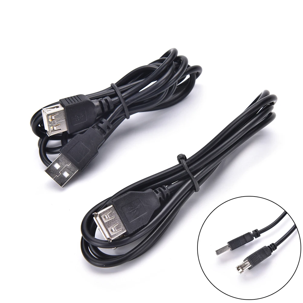 1m/1.5m HP Printer Scanner Extension Wire Cord USB 2.0 A Male Plug to A Female Adapter Data Cable for Epson Canon Sharp