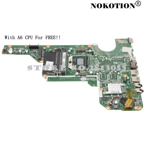 NOKOTION 683029-501 683029-001 Laptop Motherboard For Hp Pavilion G4 G6 G7 G4-2000 G6-2000 G7-2000 DA0R53MB6E0 R53 Main board