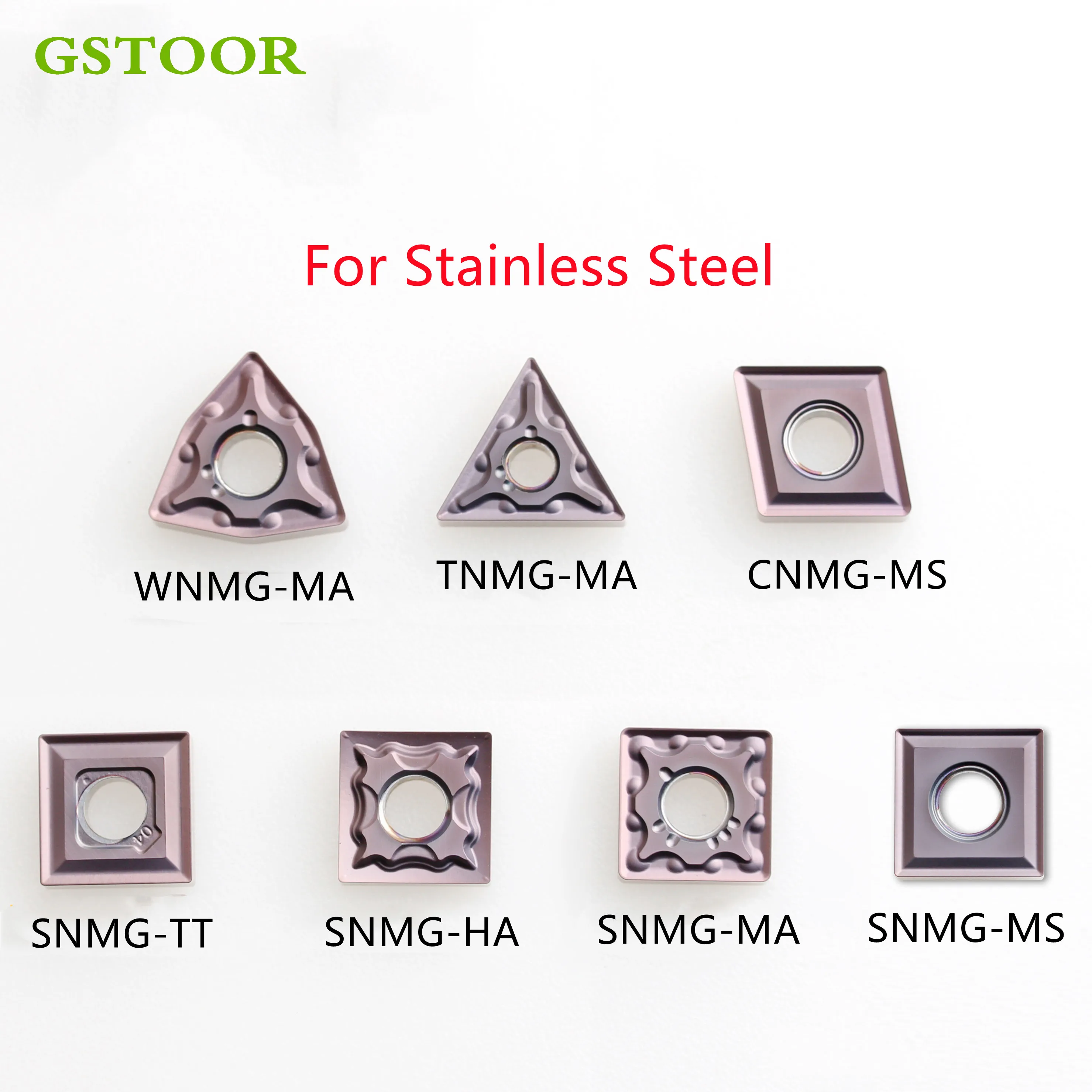 超硬旋削工具,10個,TNMG160404-MA WNMG080408-MA CNMG120408-MS snmg120404 snmg120408