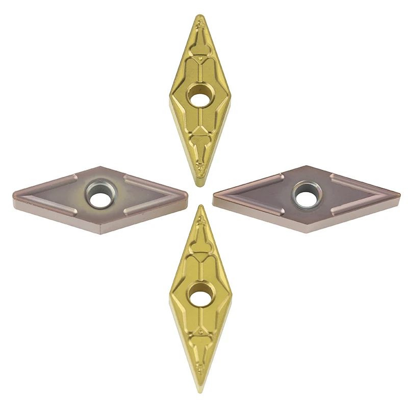 Carbide Insert para Mvjnr Mvnn Ferramenta de Torneamento Externo Lâmina de Aço Inoxidável Torno Cnc 10 Pcs Vnmg160404 Vnmg160408