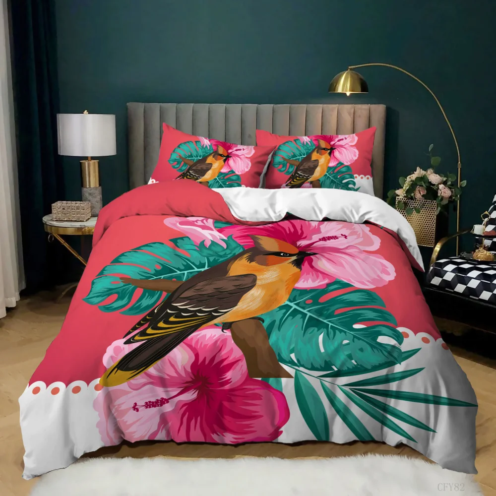 

Queen Size Bedding Set Luxury Flower Duvet Cover and Pillowcase Set Queen Full Twin King Bed Comforters Home Bedding