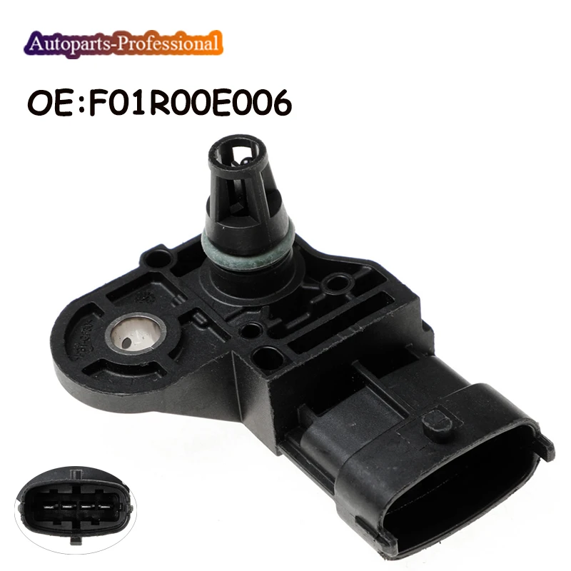 

High Quality Intake Pressure Sensor For Haval H6 Great Wall C50 COWRY 1.5T BYD G6S7 F01R00E006 Car Auto accessorie