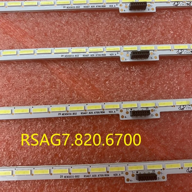 

Kit 4pcs 48LED 405mm LED Backlight strip For HT65M7000UWTG RSAG7.820.6700/R0H GT-1155359-A SSY-1155359-A