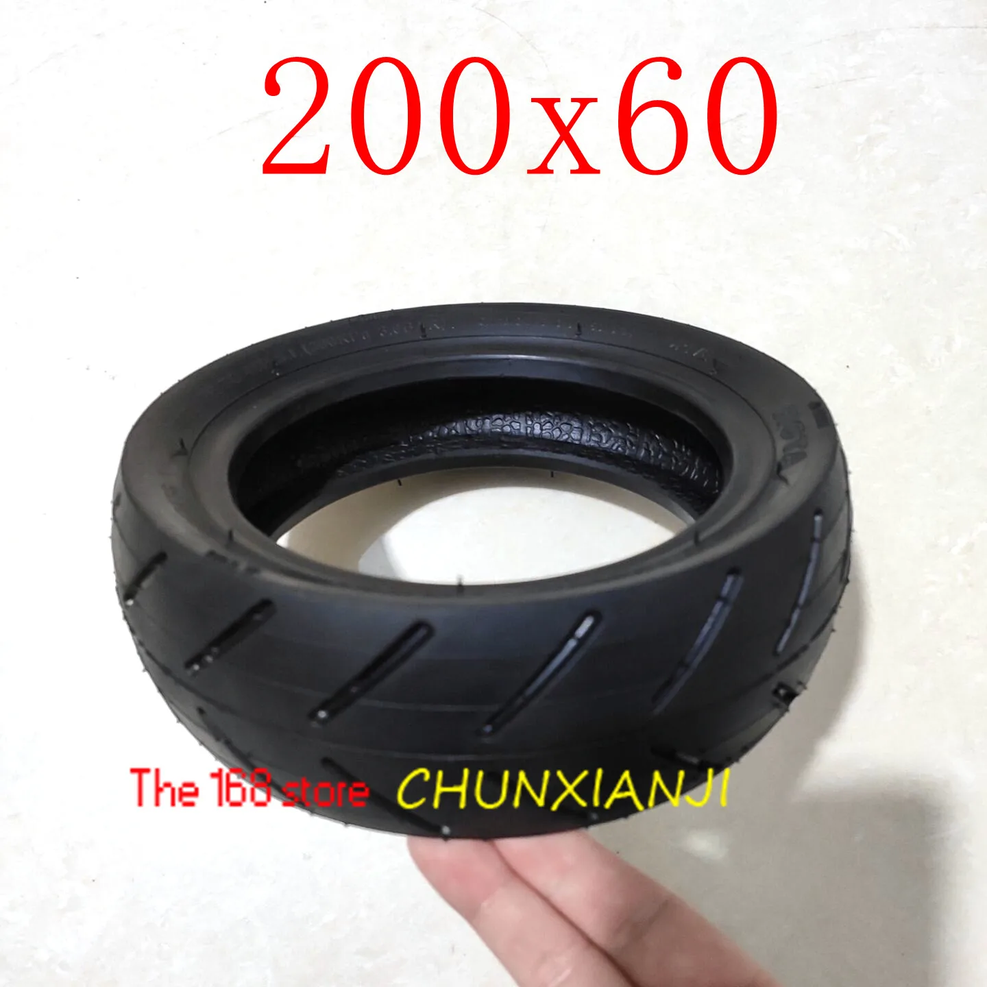 HOT SALE High Quality 200x60 Electric Scooter Tubeless Tire Explosion-proof Tire 8 Inch 200*60 Vacuum Tire