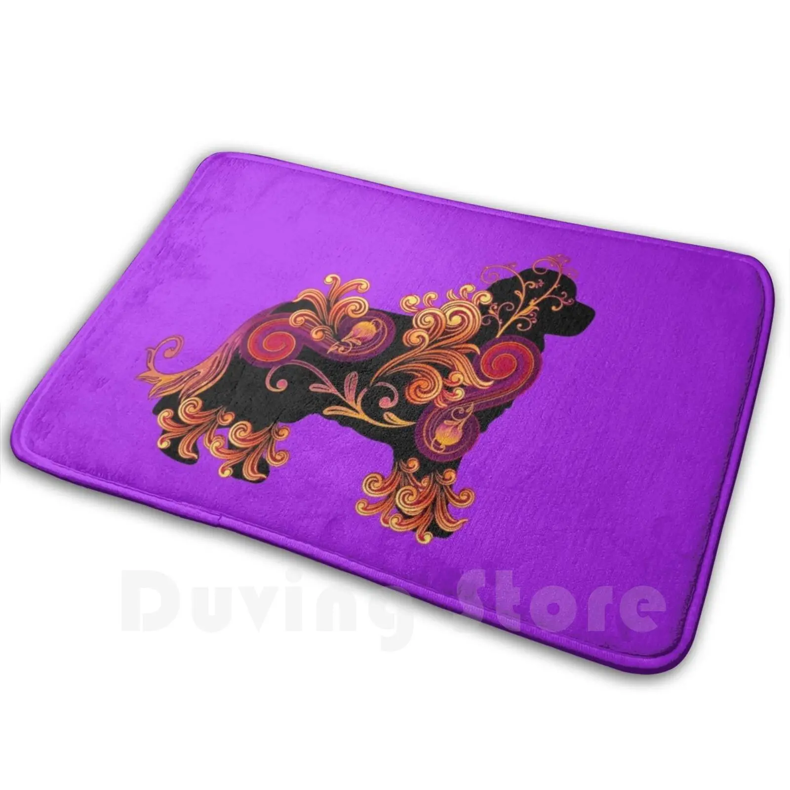 Fancy Newfie Lady Mat Rug Carpet Anti-Slip Floor Mats Bedroom Newf Newfy Newfie Newfoundland Newfoundland Dog Fancy Dog Fancy