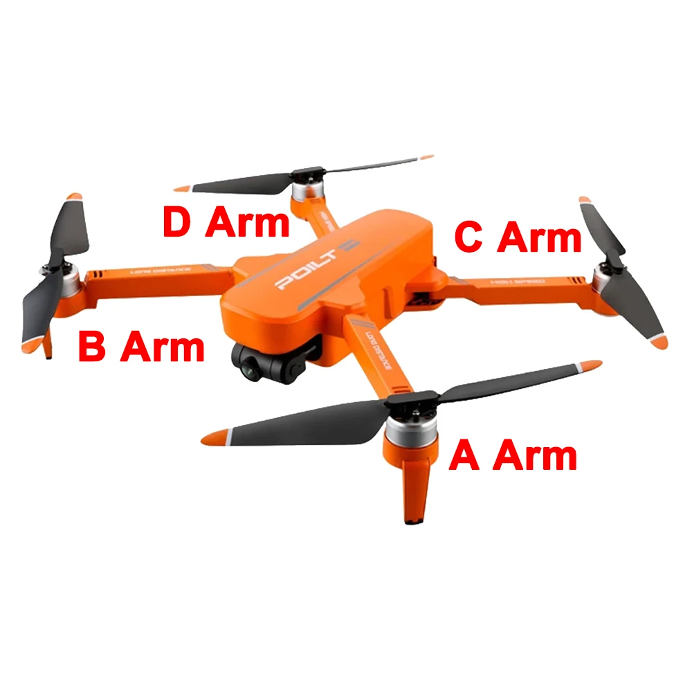 Bracci posteriori anteriori originali JJRC X17 con motore RC GPS Drone accessorio fai da te