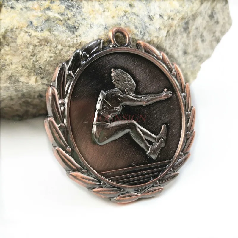 เหรียญกระโดดไกลสตรีโลหะเหรียญเด็กการแข่งขันรายชื่อคลับโรงเรียนโรงงานเหรียญกีฬา 2021