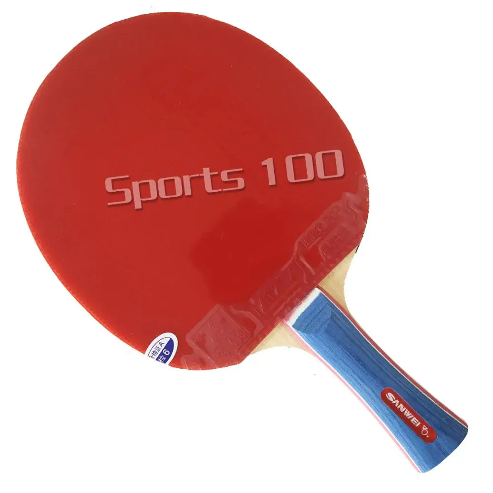 SANWEI M8 Table Tennis Blade with 2X KTL Pro XP Pips-In PingPong Rubber with Sponge