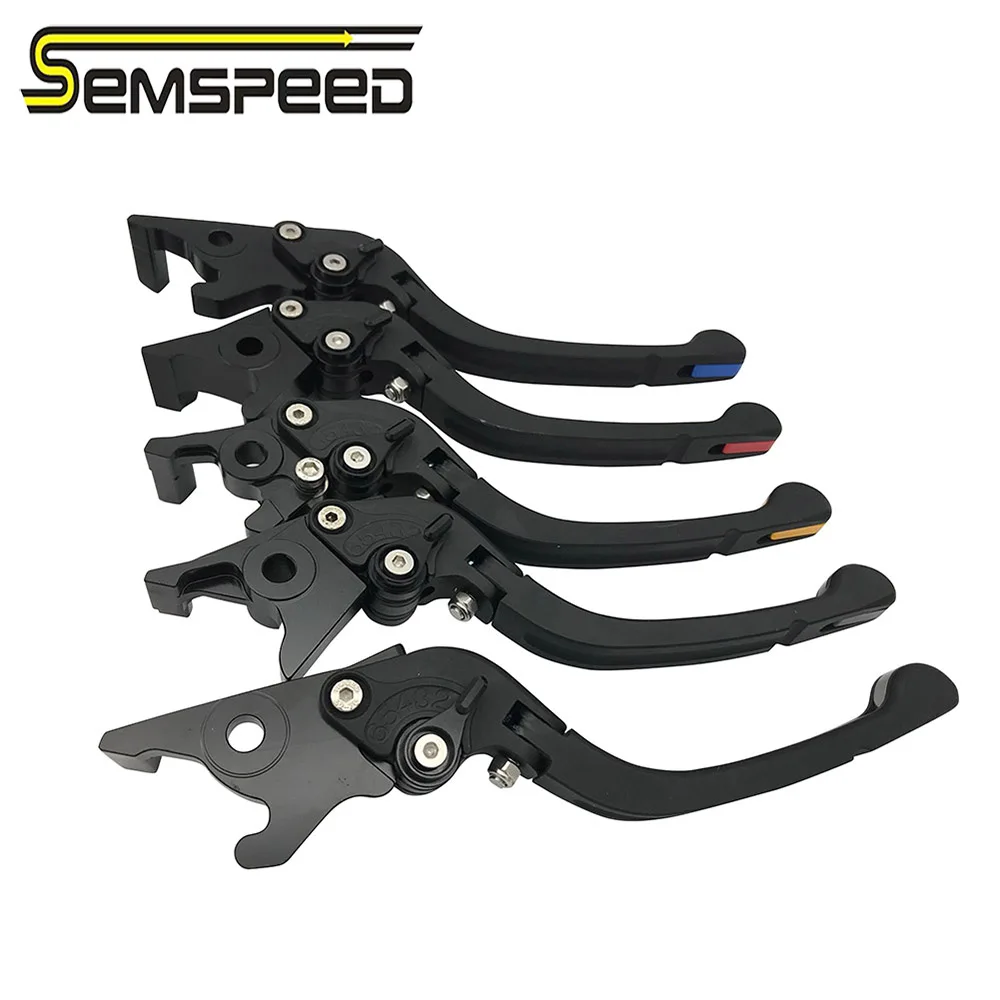 SEMSPEED For Suzuki DL650/V-STROM/XT 2011-2020 250 V-Strom 2018-2020 Motorcycle CNC Foldable Brake Clutch Levers Handle Grips