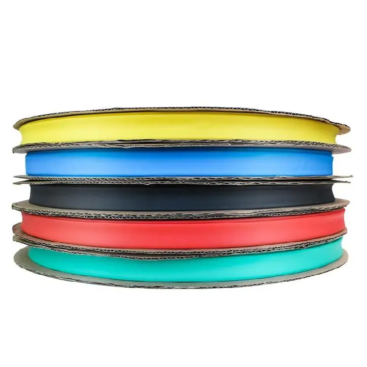 1meter 2:1 Black 45mm 50mm 60mm 70mm 80mm 90mm 100mm 120mm 150mm 180mm Heat Shrink Heatshrink Tubing Tube Wire Sleeving Wrap kit