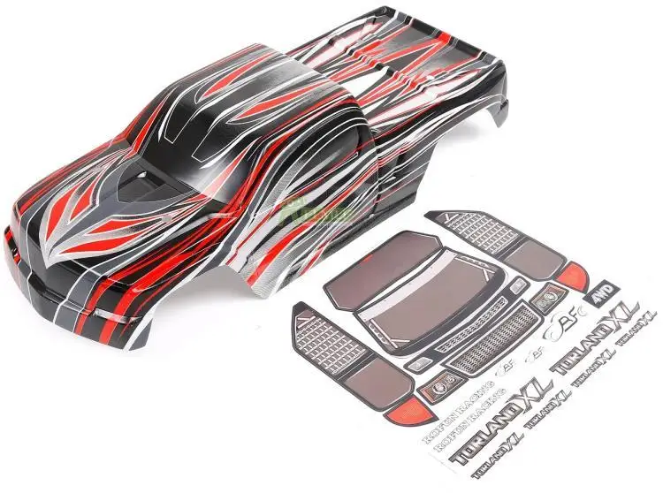 

Car Shell Body & Decal Sticker Set Fit for 1/8 HPI Racing Savage XL FLUX Rofun Rovan TORLAND Monster Brushless Truck Toys Parts