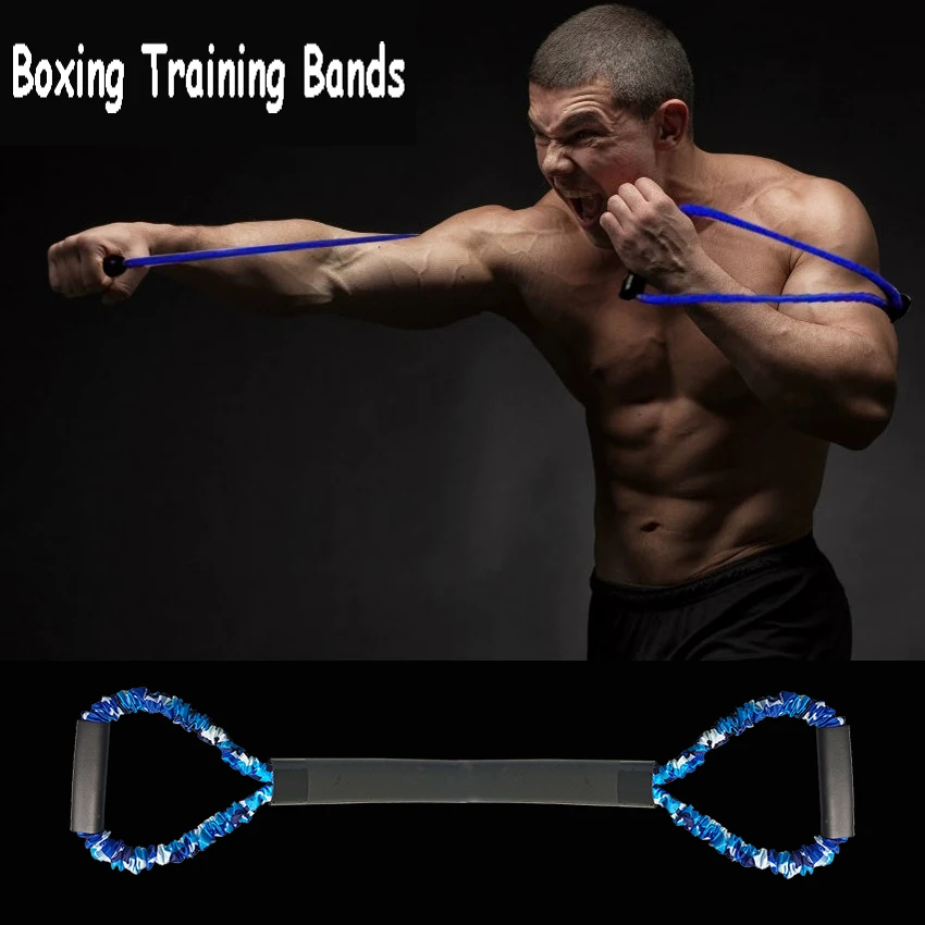 Boxing Training Rubber Push Up Bench Press Tension Bands Pull Rope for Chest Arm Home Gym Strength Exercise Dropshipping