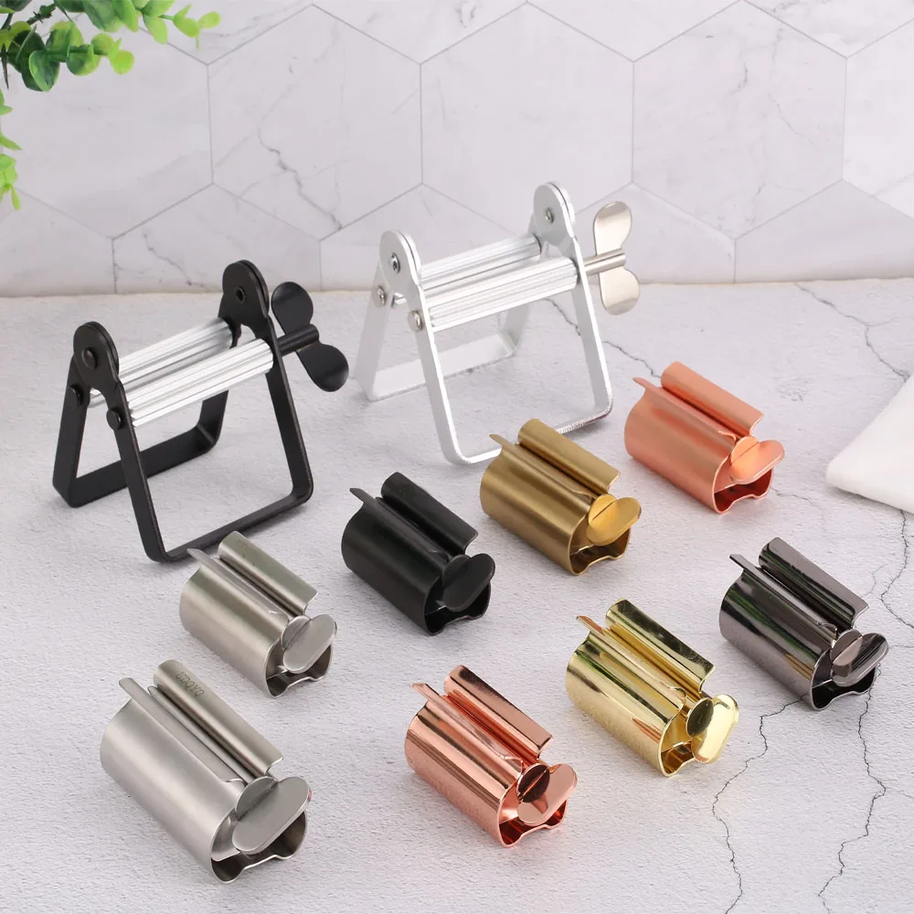 Home Toothpaste Squeezers Bathroom Accessories Tube Squeezer Metal Squeezing Tools Hair Color Dye Cosmetic Paint Squeezer