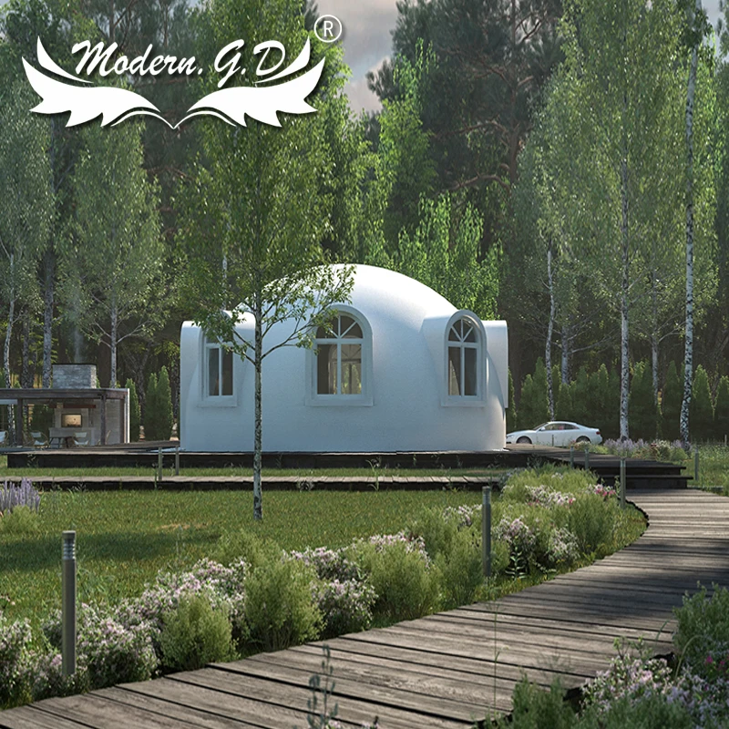 Dome House Modular High quality polystyrene prefabricated  round transparent tent