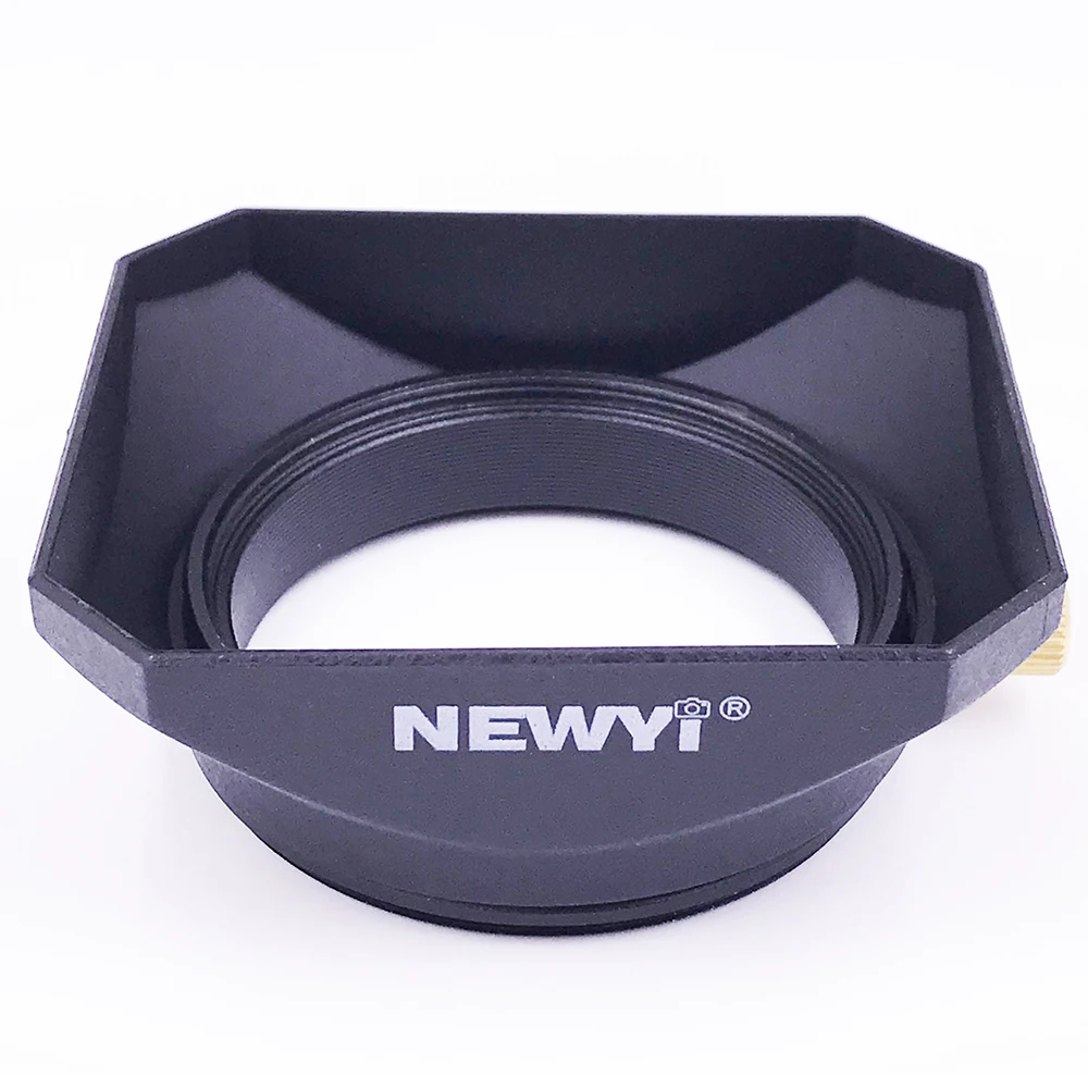 Universal Square Camera Lens Hood Screw Mount 37 39 40.5 43 46 49 52 55 58mm for canon nikon olympus microless Camcorder dv lens