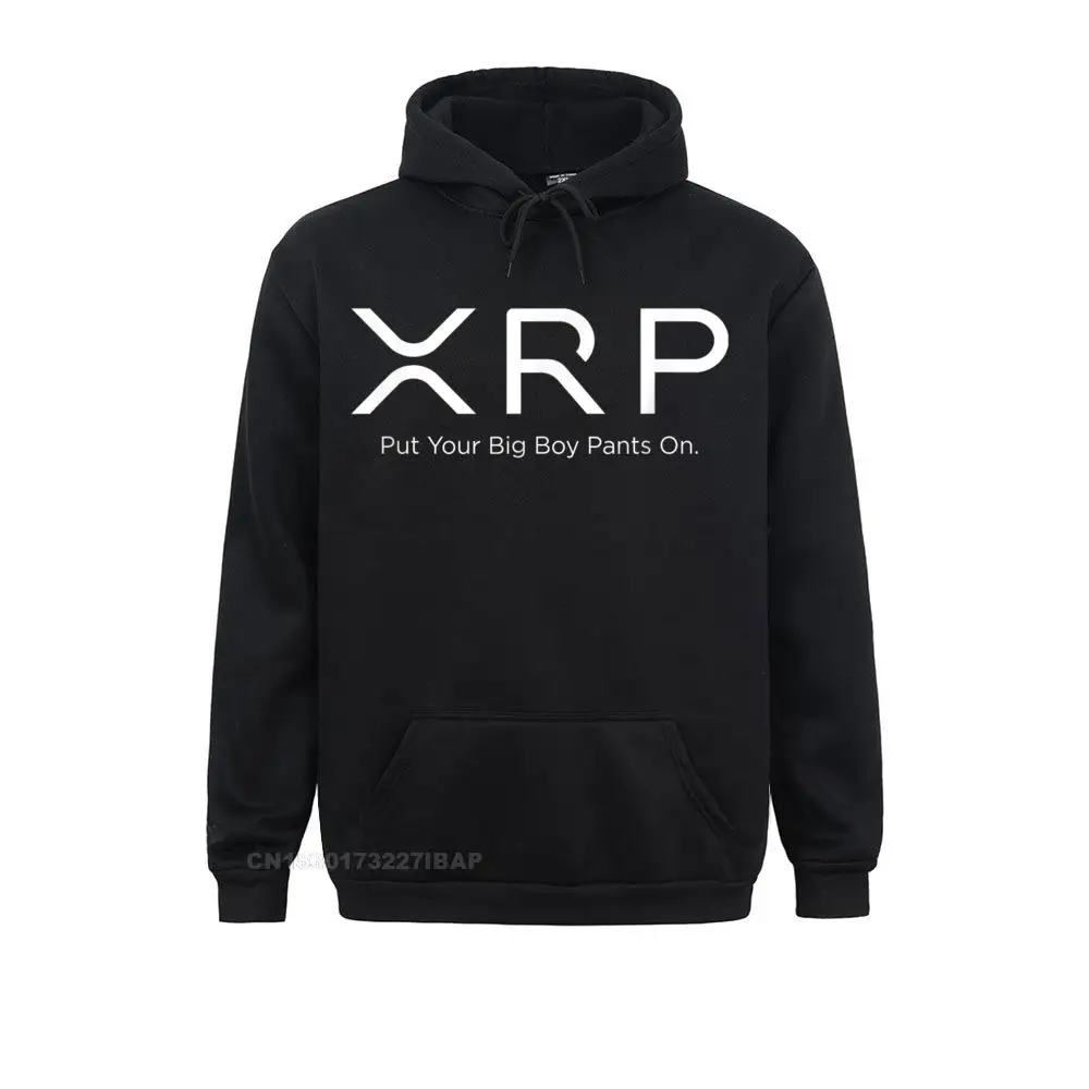 XRP Ripple Crypto Currency Funny Put Your Big Boy Pants On Birthday Sweatshirts Prevalent Hoodies Male Anime Clothes