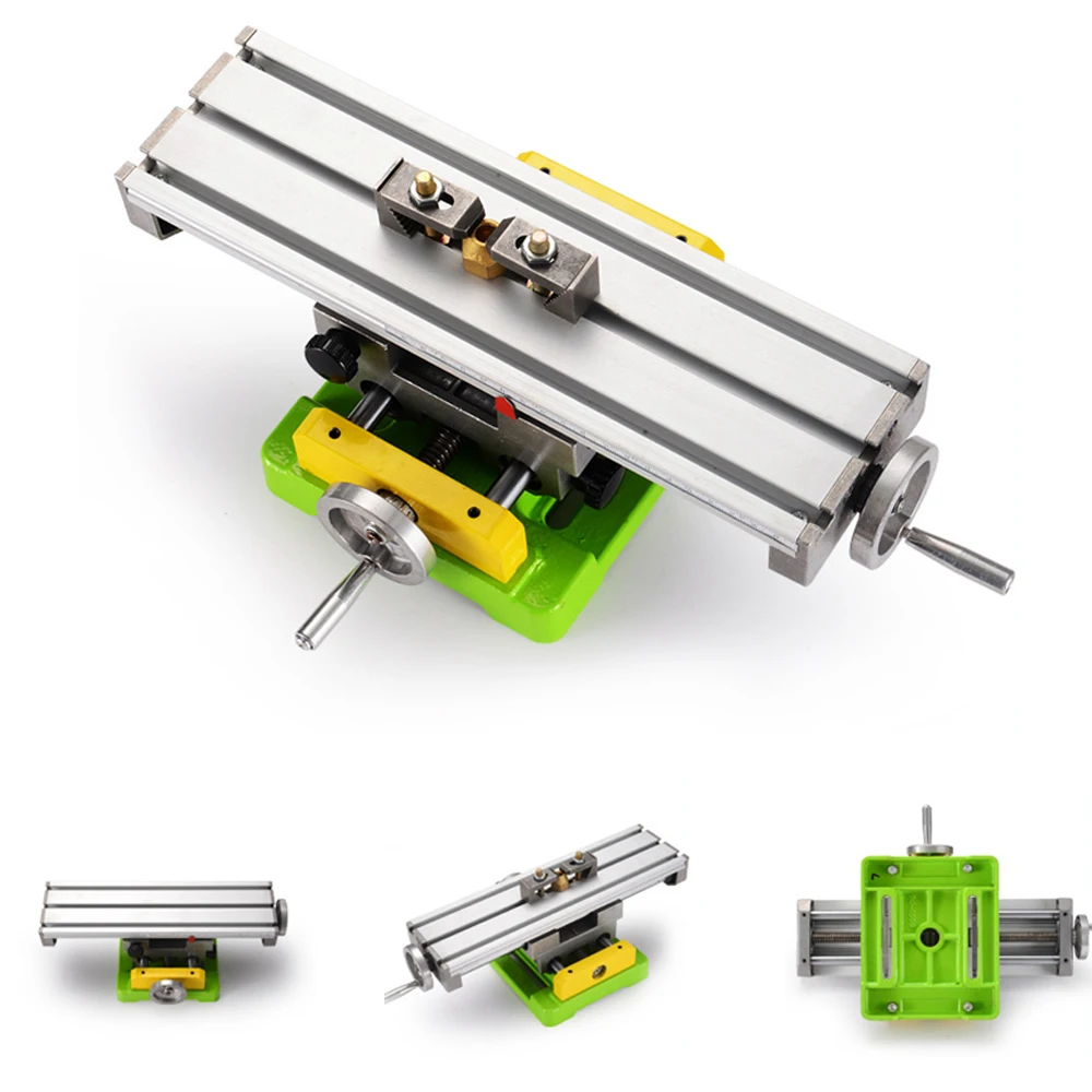 Imagem -05 - Allsome Roda de Mão com Ajustável Mini Bancada Compoud Multifunções Furadeira Torno Fixação Precisão Fresadora Mesa Trabalho