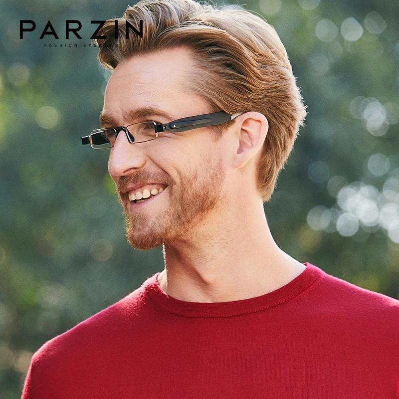 PARZIN Vintage Square Reading Glasses Women Men Magnifier Presbyopic Diopter +1 +1.5 +2.0 +2.5 +3.0 +3.5