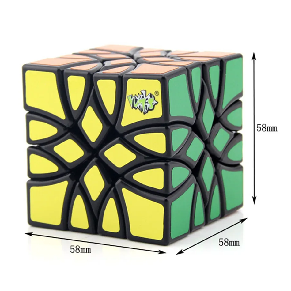 لانلان لغز المكعبات السحرية شكل pecail غير النظامية كوبو ماجيكو المهنية سرعة أُحجية مكعبات ألعاب تعليمية
