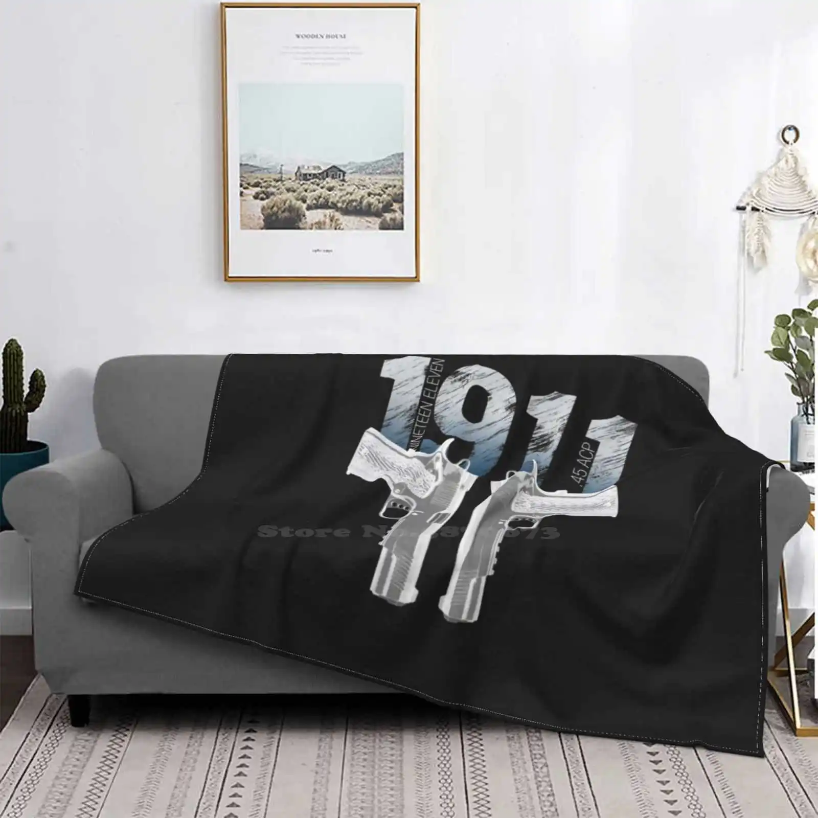 Colt 1 Handgun Air Conditioning Blanket Soft Warm Light Thin Blanket Colt 1 45 Acp 45 Pro Gun 2nd Amendment Gun Handgun Pistol