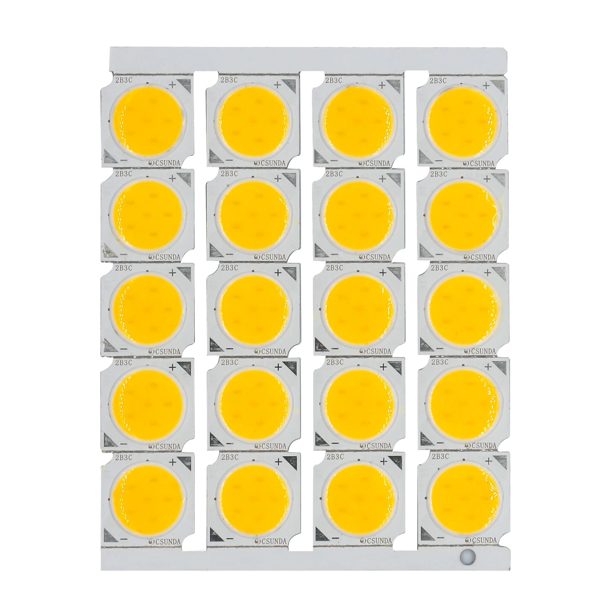 20pcs LED COB Chip 3W 5W 7W 10W 240-260mA LED Light Source Bulb Aluminum Board LED Chip Light Lamp For LED SpotLight White