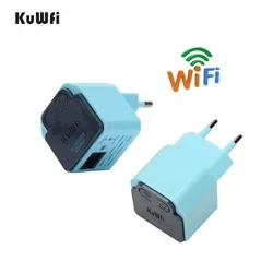 Répéteur WiFi sans fil, 300Mbps, 2.4 mesurz, Stérilisation du I-Router, Amplificateur de signal Wi-Fi 11N, Prolongateur de portée avec prise US et EU