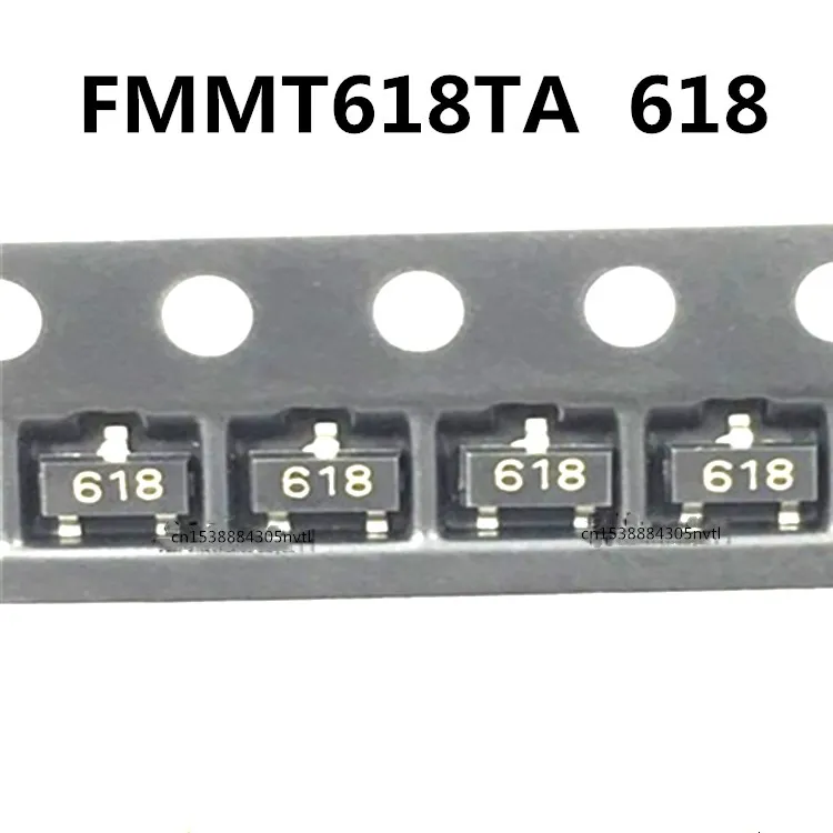 Originale 100pcs/ FMMT618TA 618 SOT23