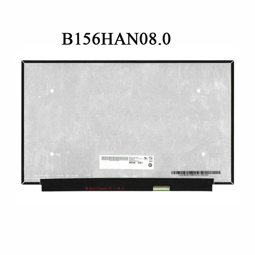 Imagem -03 - Ntsc para Auo Matriz Magro Matte Fhd 1920*1080 40pin Portátil Gaming Lcd Ips B156han08.2 Lp156wfg-spf2 B156han08.0 144hz 72 Cores